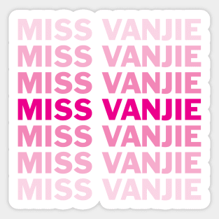 Miss Vanjie RuPaul drag race drag queen superstar all stars dragcon Sticker